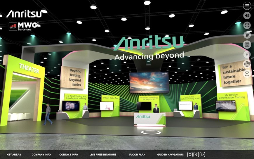 Anritsu Launches Interactive Platform for #MWC21 to Usher in a New Era in Trade Shows and Events